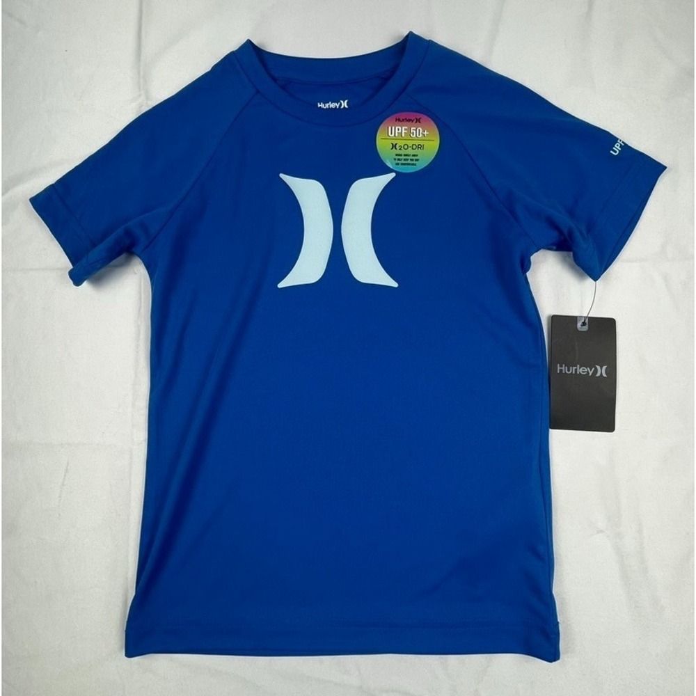 HURLEY‎ KIDS BLUE TEE SHIRT SIZE 5 UPF 50